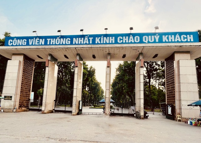 Hoàn thiện sớm dự án cải tạo công viên Thống Nhất, chào mừng ngày lễ 30/4 và 1/5- Ảnh 1. Hoàn thiện sớm dự án cải tạo công viên Thống Nhất, chào mừng ngày lễ 30/4 và 1/5- Ảnh 1.