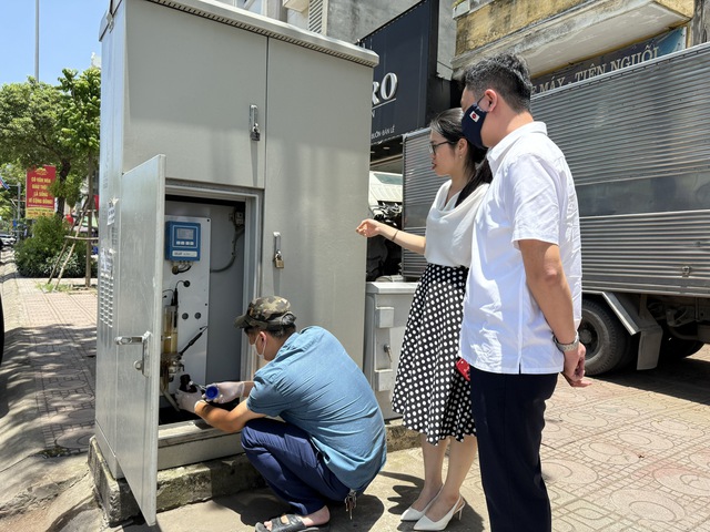 Giám sát chất lượng nước sạch sinh hoạt tại nhà máy nước mặt sông Đuống- Ảnh 3. Giám sát chất lượng nước sạch sinh hoạt tại nhà máy nước mặt sông Đuống- Ảnh 3.