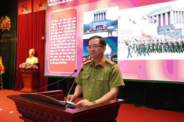 Bảo đảm an ninh trật tự các hoạt động kỷ niệm 80 năm Cách mạng tháng Tám và Quốc khánh 2/9- Ảnh 3.