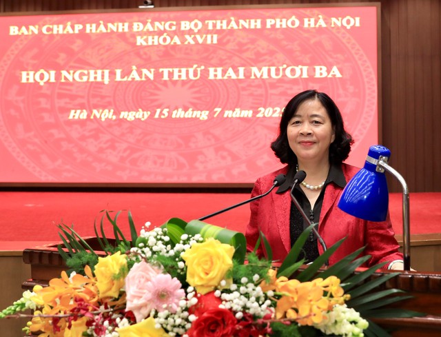 Hà Nội: Thống nhất cao về công tác nhân sự Đại hội Đảng bộ- Ảnh 1. Hà Nội: Thống nhất cao về công tác nhân sự Đại hội Đảng bộ- Ảnh 1.