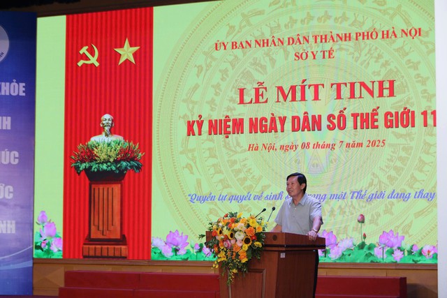 Mít tinh hưởng ứng ngày Dân số thế giới 11/7- Ảnh 2. Mít tinh hưởng ứng ngày Dân số thế giới 11/7- Ảnh 2.