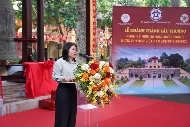 Khánh thành công trình 'Lầu chuông' tại Hoàng thành Thăng Long- Ảnh 1.