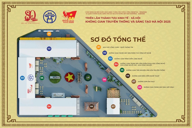 Hà Nội tham gia Triển lãm thành tựu đất nước 80 năm: Dấu ấn tinh hoa ngàn năm, khát vọng vươn tầm- Ảnh 4. Hà Nội tham gia Triển lãm thành tựu đất nước 80 năm: Dấu ấn tinh hoa ngàn năm, khát vọng vươn tầm- Ảnh 4.