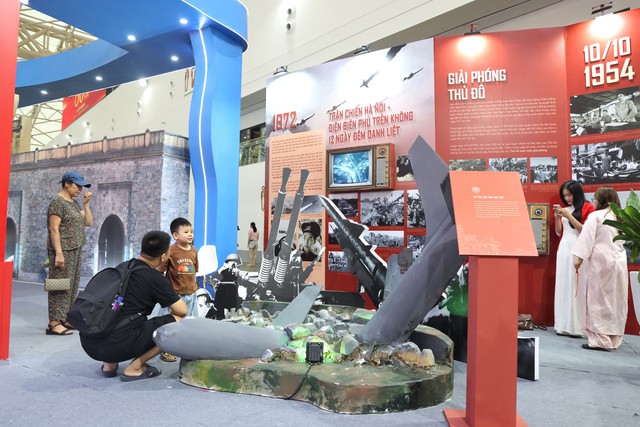 Độc đáo Không gian Hà Nội tại Triển lãm thành tựu đất nước- Ảnh 7.