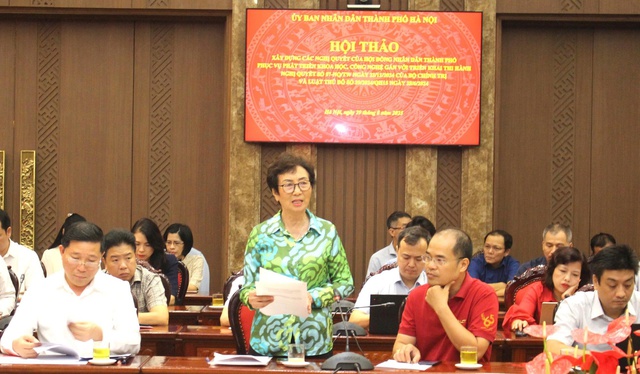 Để phát triển khoa học, công nghệ gắn với Nghị quyết 57 và Luật Thủ đô- Ảnh 3. Để phát triển khoa học, công nghệ gắn với Nghị quyết 57 và Luật Thủ đô- Ảnh 3.