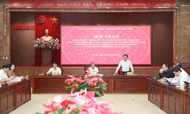 Để phát triển khoa học, công nghệ gắn với Nghị quyết 57 và Luật Thủ đô- Ảnh 2. Để phát triển khoa học, công nghệ gắn với Nghị quyết 57 và Luật Thủ đô- Ảnh 2.