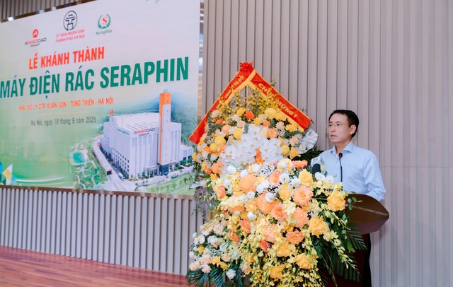 Hà Nội khánh thành Nhà máy điện rác Seraphin - Ảnh 3. Hà Nội khánh thành Nhà máy điện rác Seraphin - Ảnh 3.
