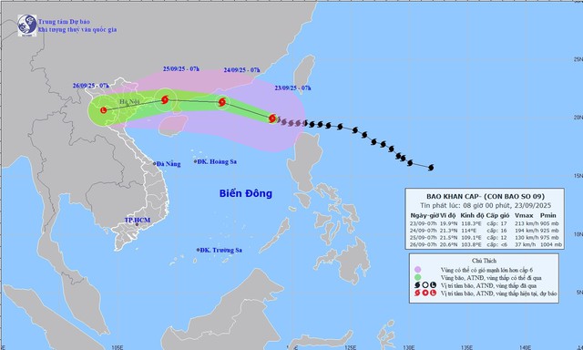 Chủ động ứng phó siêu bão Ragasa gây mưa lớn diện rộng- Ảnh 1.