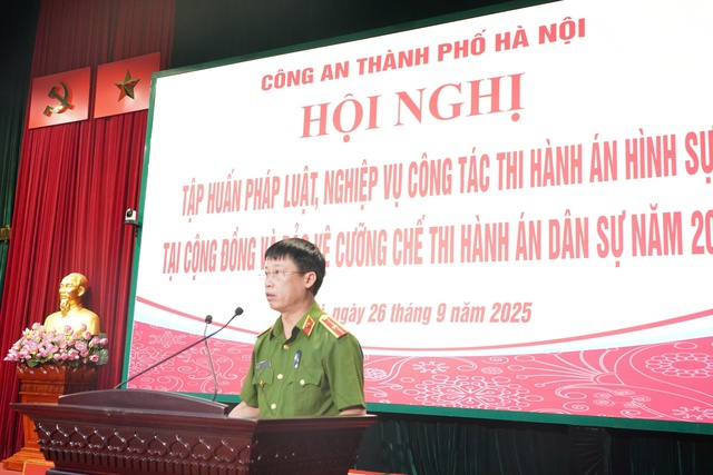 Công an TP. Hà Nội tổ chức tập huấn công tác thi hành án hình sự tại cộng đồng- Ảnh 2.