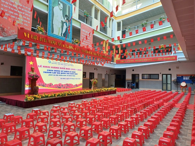 Các trường học ở Hà Nội chào đón ngày Khai giảng năm học mới- Ảnh 2. Các trường học ở Hà Nội chào đón ngày Khai giảng năm học mới- Ảnh 2.