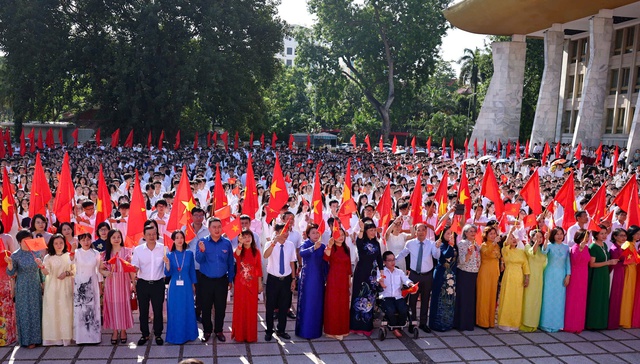 Hà Nội tham gia Lễ khai giảng đặc biệt năm học 2025-2026- Ảnh 5. Hà Nội tham gia Lễ khai giảng đặc biệt năm học 2025-2026- Ảnh 5.