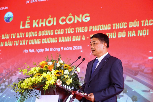 Hà Nội khởi công tuyến cao tốc thuộc dự án Vành đai 4-Vùng Thủ đô- Ảnh 2. Hà Nội khởi công tuyến cao tốc thuộc dự án Vành đai 4-Vùng Thủ đô- Ảnh 2.