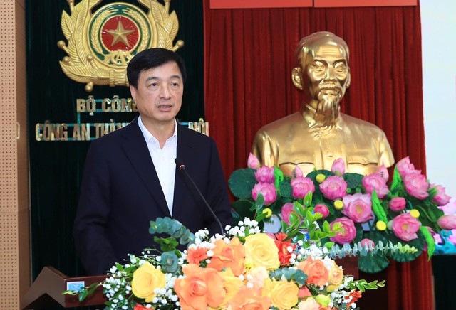 Bí thư Thành ủy Hà Nội làm việc với Đảng ủy Công an thành phố Hà Nội- Ảnh 5.