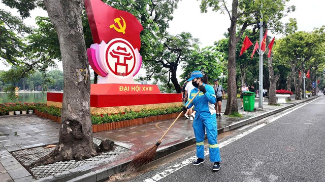Bảo đảm cấp nước, vệ sinh môi trường trong thời gian diễn ra Đại hội XIV của Đảng- Ảnh 1.