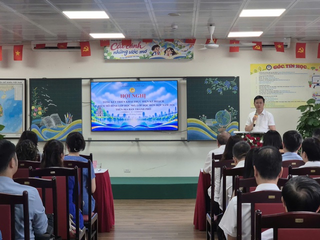 Hà Nội nghiên cứu nhân rộng mô hình lớp học mở từ kết quả thí điểm- Ảnh 1.