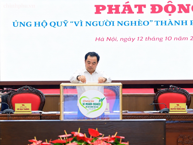 Hà Nội phát động ủng hộ Quỹ 'Vì người nghèo' năm 2026- Ảnh 1.