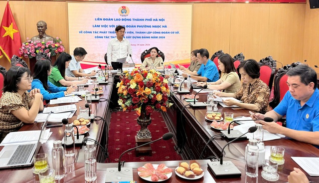 Phát triển đoàn viên Công đoàn gắn với chăm lo thiết thực cho người lao động- Ảnh 1.