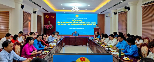 Công đoàn khối các trường Đại học, Cao đẳng Hà Nội: Đổi mới hoạt động, chăm lo tốt hơn cho đoàn viên- Ảnh 1.