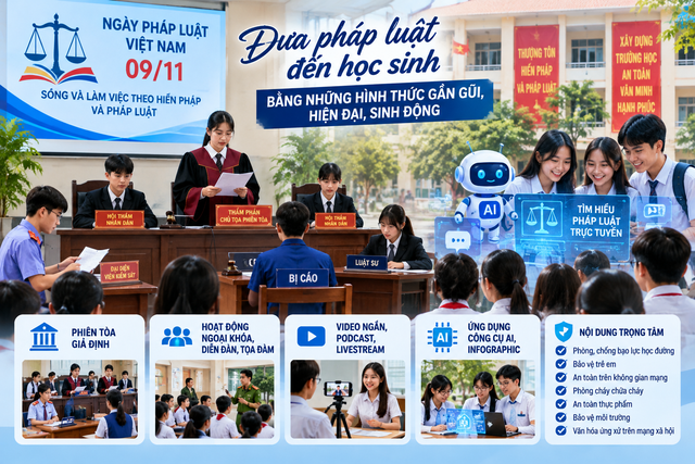 Hà Nội khuyến khích tổ chức phiên tòa giả định để giáo dục pháp luật cho học sinh- Ảnh 1.
