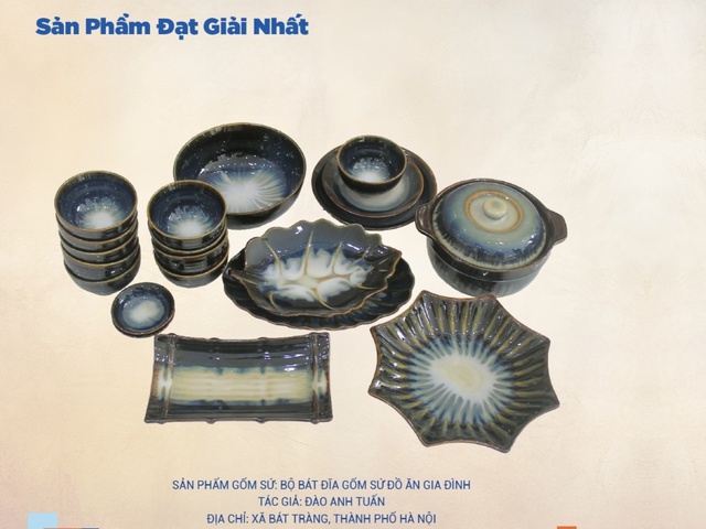 Hà Nội: 90 sản phẩm đạt giải Cuộc thi thiết kế mẫu sản phẩm thủ công mỹ nghệ mới - Ảnh 1.