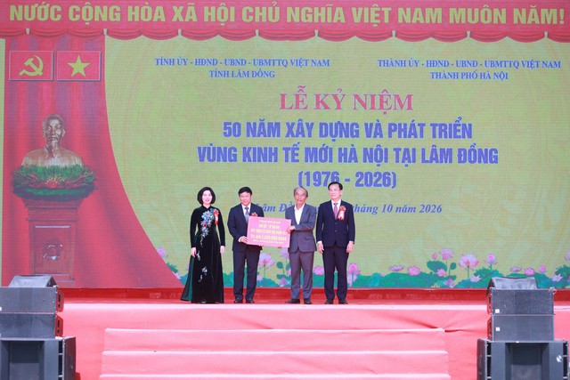 Tự hào 50 năm xây dựng và phát triển Vùng kinh tế mới Hà Nội tại Lâm Đồng- Ảnh 1.
