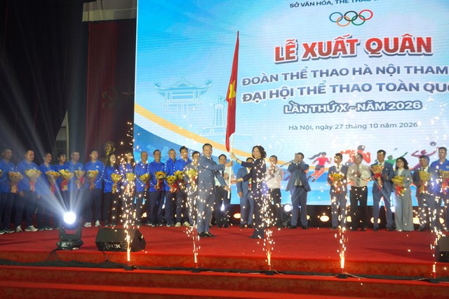 Thể thao Hà Nội xuất quân dự Đại hội Thể thao toàn quốc lần thứ X - Ảnh 1.