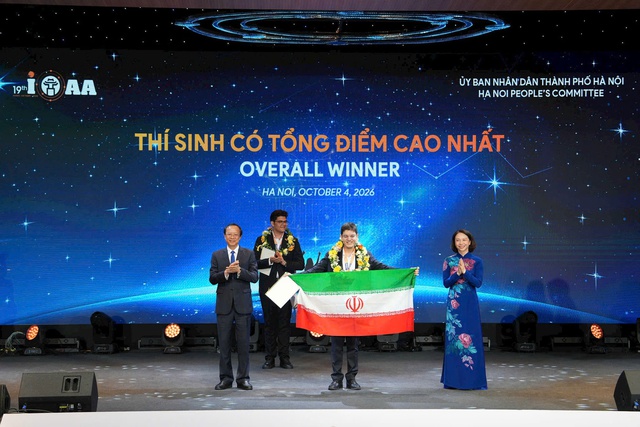 Bế mạc kỳ thi Olympic Thiên văn và Vật lý thiên văn quốc tế 2026 tại Hà Nội- Ảnh 1.