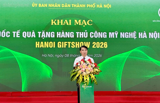 Khai mạc Hội chợ quốc tế Quà tặng hàng thủ công mỹ nghệ Hà Nội năm 2026- Ảnh 2.