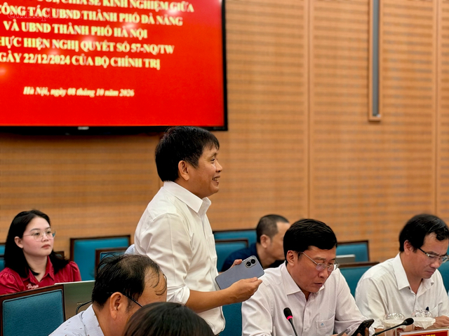 Hà Nội - Đà Nẵng trao đổi kinh nghiệm, hợp tác phát triển KHCN và chuyển đổi số- Ảnh 5.