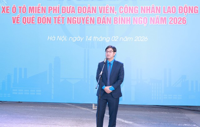 Chuyến xe nghĩa tình đưa công nhân Thủ đô về quê đón Tết 2026- Ảnh 2.