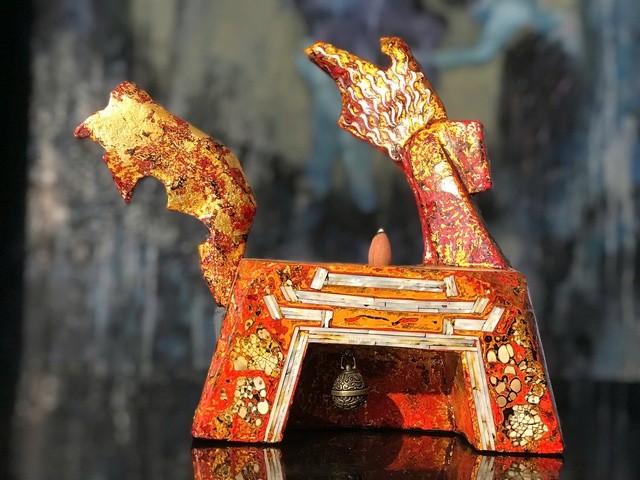 Nghệ nhân ưu tú Nguyễn Tấn Phát và tuyệt kỹ chế tác 'ngựa Gióng'- Ảnh 4. Nghệ nhân ưu tú Nguyễn Tấn Phát và tuyệt kỹ chế tác 'ngựa Gióng'- Ảnh 4.