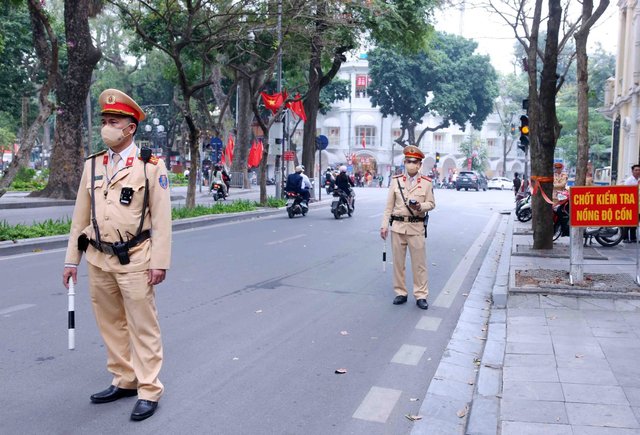 Giữ trọn bình yên giao thông Thủ đô trong những ngày đầu xuân- Ảnh 2.