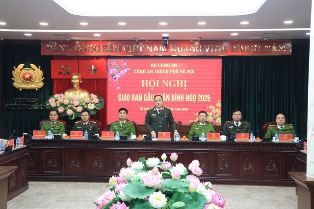Công an TP. Hà Nội bảo đảm tuyệt đối an ninh, an toàn dịp Tết Nguyên đán Bính Ngọ 2026- Ảnh 2. Công an TP. Hà Nội bảo đảm tuyệt đối an ninh, an toàn dịp Tết Nguyên đán Bính Ngọ 2026- Ảnh 2.