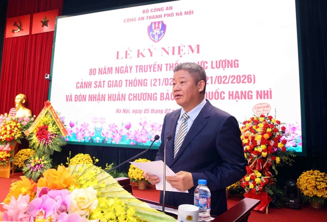 Kỷ niệm 80 năm Ngày truyền thống lực lượng Cảnh sát giao thông- Ảnh 1.