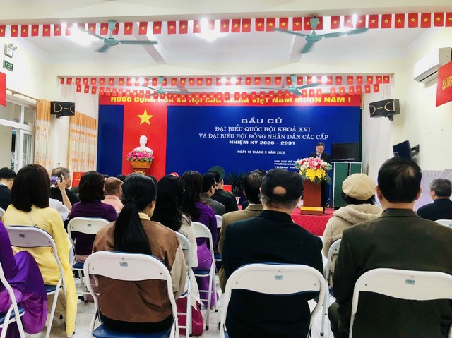 Hà Nội: Tính đến 17h ngày 15/3, tỉ lệ cử tri đi bầu cử đạt gần 96%- Ảnh 1. Hà Nội: Tính đến 17h ngày 15/3, tỉ lệ cử tri đi bầu cử đạt gần 96%- Ảnh 1.