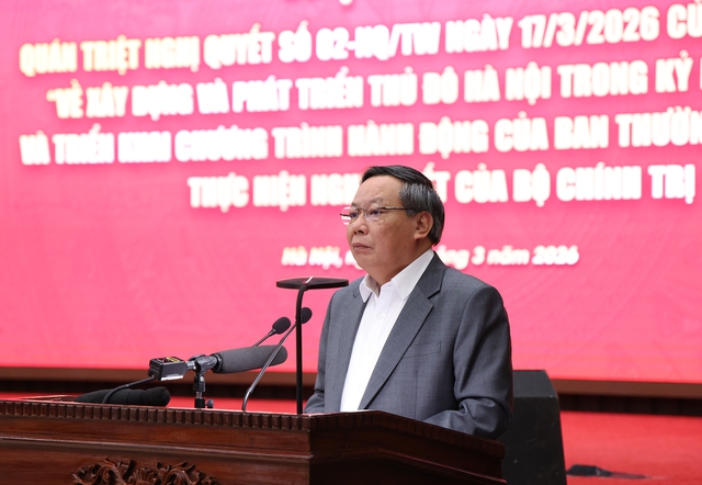 Hà Nội quán triệt Nghị quyết 02-NQ/TW: Định hình tầm nhìn phát triển Thủ đô 100 năm- Ảnh 1. Hà Nội quán triệt Nghị quyết 02-NQ/TW: Định hình tầm nhìn phát triển Thủ đô 100 năm- Ảnh 1.