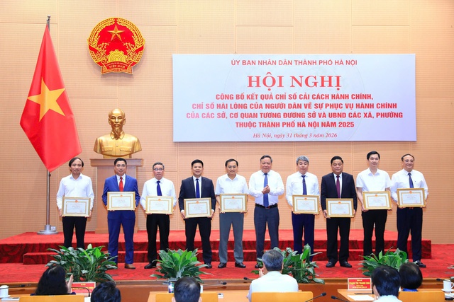 89/126 xã phường ở Hà Nội đạt mức A chỉ số cải cách hành chính- Ảnh 3.