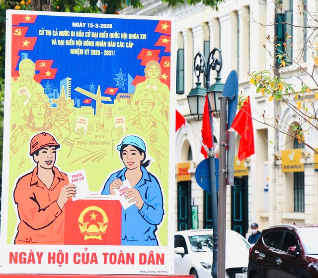 Hà Nội rực rỡ sắc màu hướng về 'Ngày hội của toàn dân'- Ảnh 9.