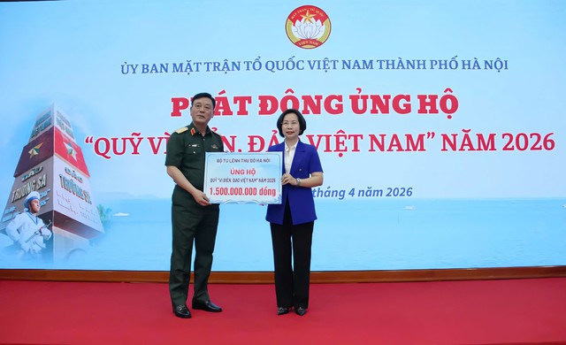 Hà Nội phát động ủng hộ Quỹ ‘Vì biển, đảo Việt Nam’ năm 2026- Ảnh 1.
