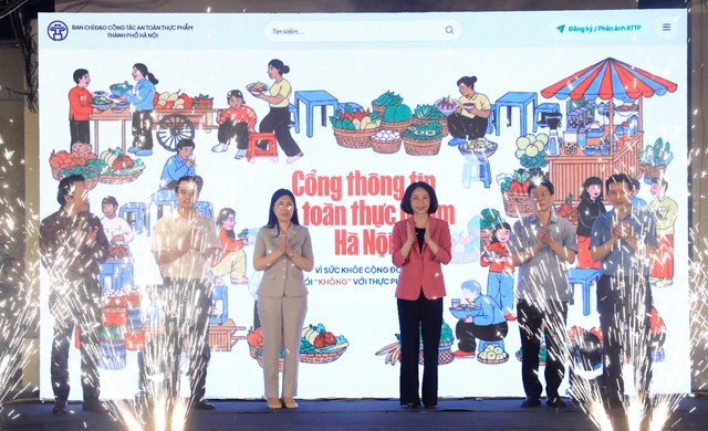 Ra mắt Cổng thông tin an toàn thực phẩm Hà Nội, thúc đẩy minh bạch và chuyển đổi số- Ảnh 2.