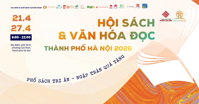 Hội Sách và văn hóa đọc Hà Nội 2026, đưa văn hóa đọc lên nền tảng số- Ảnh 1.