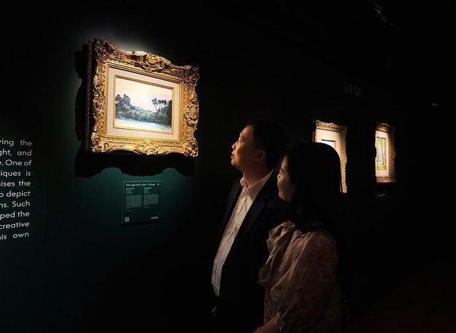 Khai mạc triển lãm ‘Trời, Non, Nước’ quy tụ 20 tác phẩm hội họa của vua Hàm Nghi- Ảnh 2.