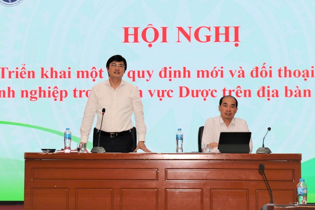 Giám đốc Sở Y tế Hà Nội đối thoại trực tiếp với gần 100 doanh nghiệp dược- Ảnh 1.