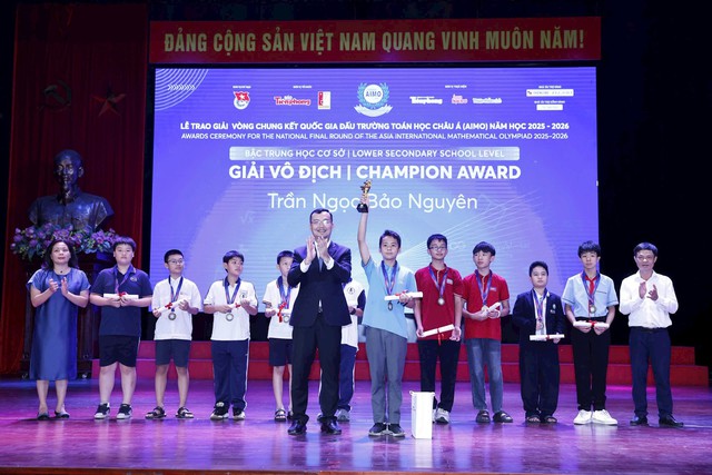Hà Nội dẫn đầu vòng chung kết quốc gia đấu trường Toán học Châu Á- Ảnh 1. Hà Nội dẫn đầu vòng chung kết quốc gia đấu trường Toán học Châu Á- Ảnh 1.