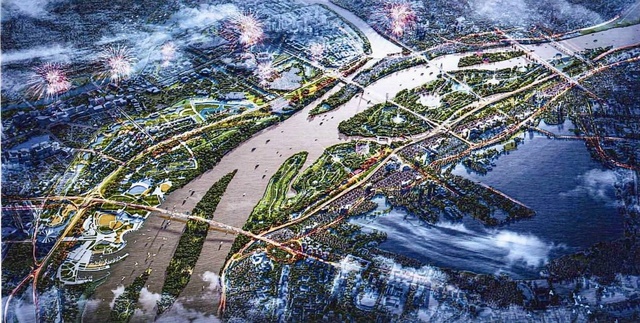 Thống nhất di dời, quy hoạch lại toàn bộ khu dân cư ngoài đê sông Hồng- Ảnh 1.