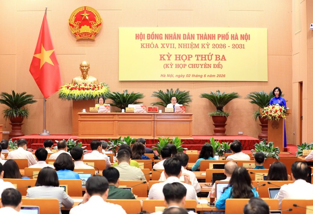 Khai mạc kỳ họp thứ 3 HĐND TP. Hà Nội khóa XVII- Ảnh 1. Khai mạc kỳ họp thứ 3 HĐND TP. Hà Nội khóa XVII- Ảnh 1.
