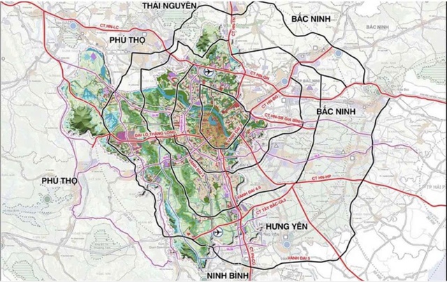 Công bố Quy hoạch tổng thể Thủ đô 100 năm bằng sa bàn và 3D Mapping- Ảnh 2.