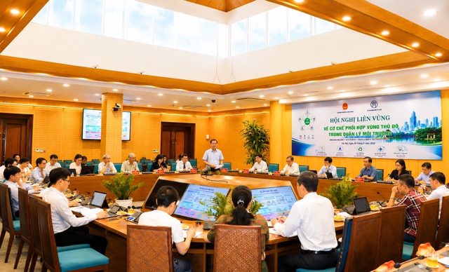 Hà Nội và các tỉnh lân cận triển khai cơ chế phối hợp liên vùng trong quản lý môi trường- Ảnh 1.