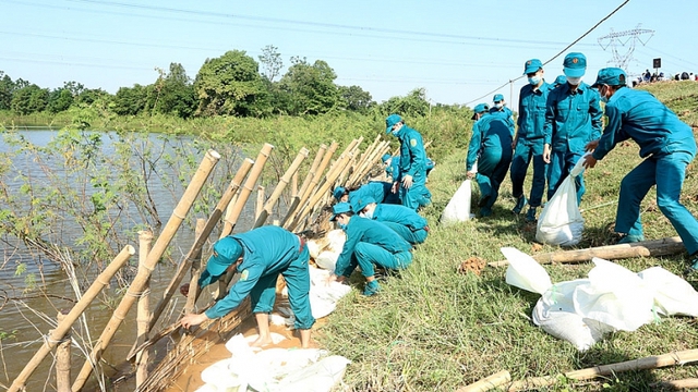 Hà Nội tăng cường xử lý vi phạm đê điều trong mùa mưa lũ- Ảnh 1.