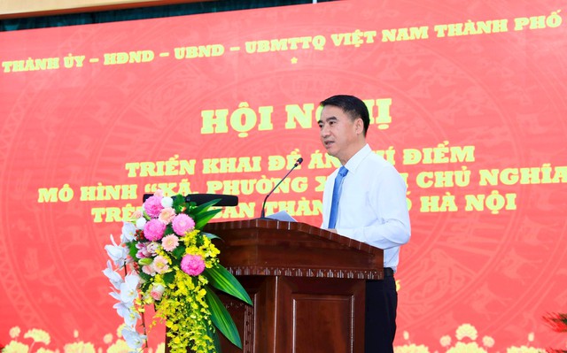 Hà Nội triển khai đề án Thí điểm mô hình “xã, phường xã hội chủ nghĩa”- Ảnh 1.